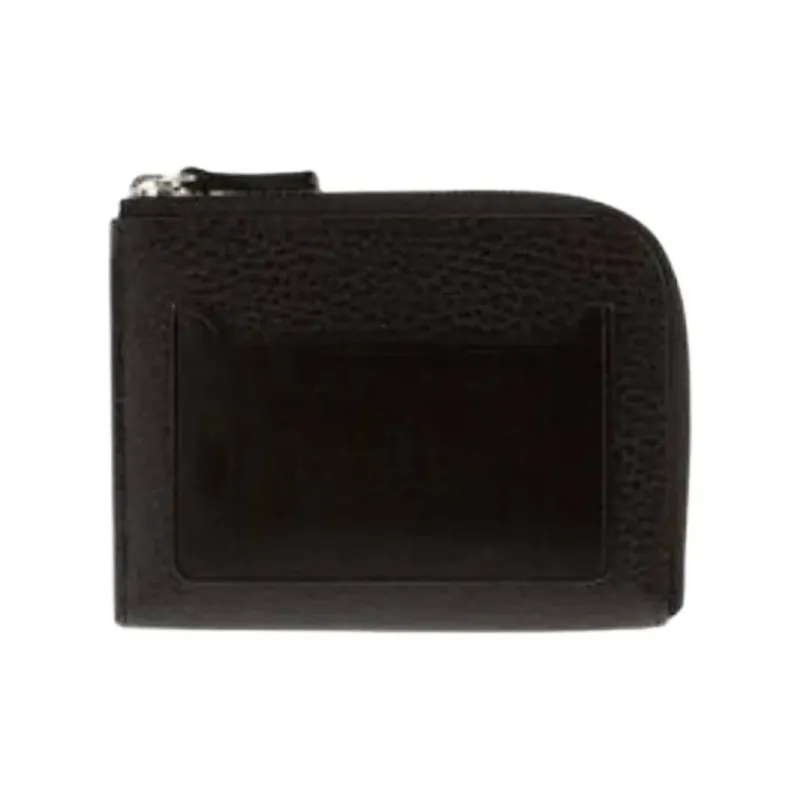 PORTER Leather Card Holder Unisex Black-0