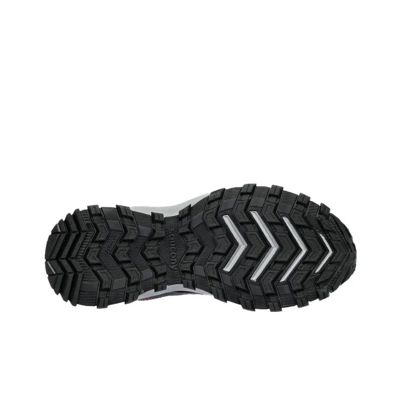 Saucony Grid Raptor TR 2 Anti Slip Wear Resistant Low Top Running Shoes Women's Gray Pink-4