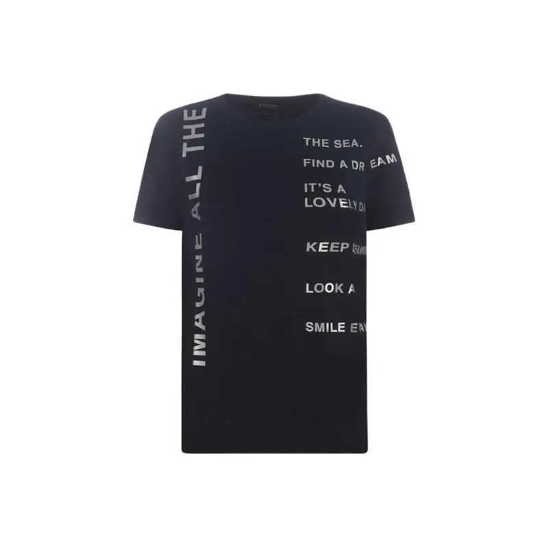 MaxMara T Shirt Women's Dark Marine Blue-0