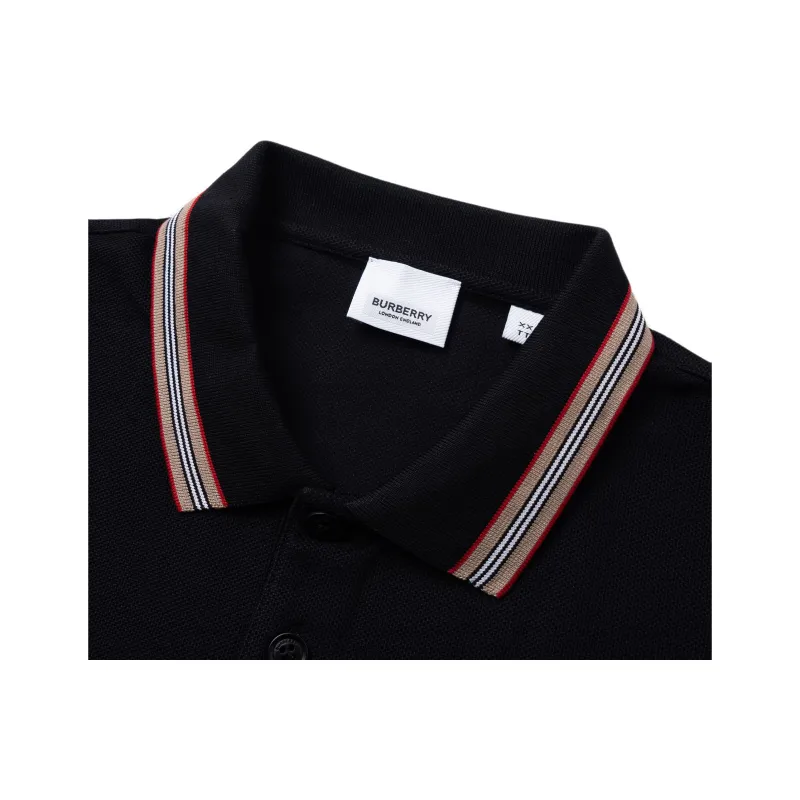 Burberry Icon Stripe Cotton Polo Shirt-8