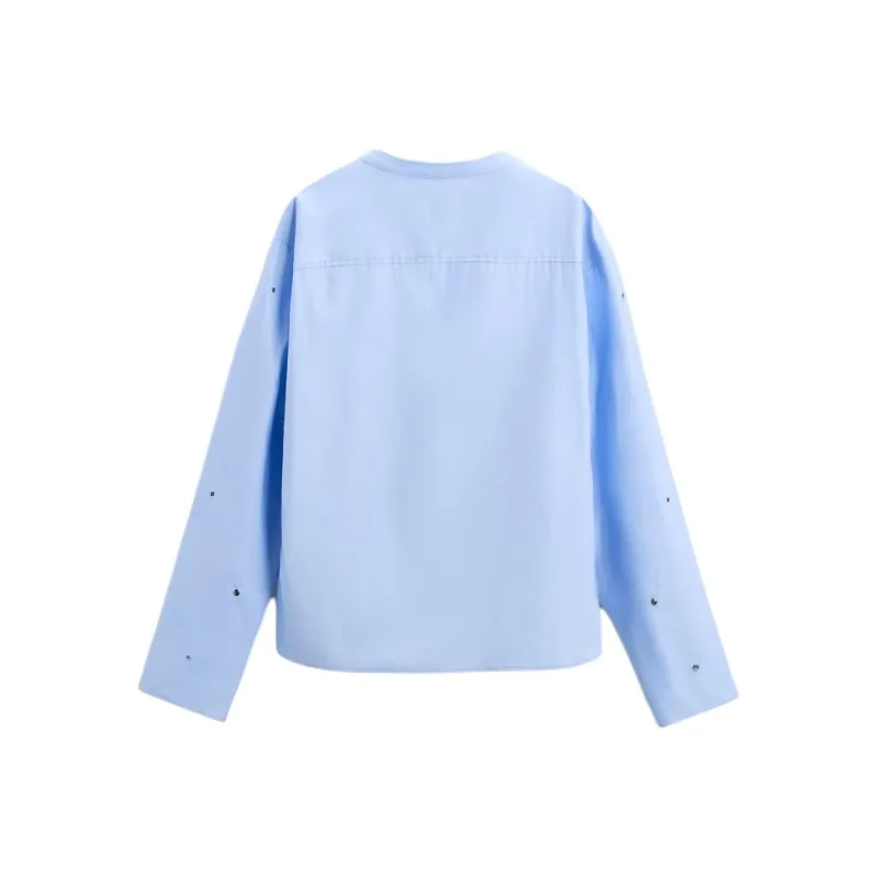 ZARA Shirts Men Light Blue-1