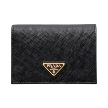 PRADA Design Wallet Women's Black