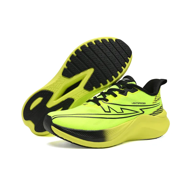 LIGHTSPEEDER Starblade Running Shoes Unisex Low Top White/Black/Green/Cyan-14