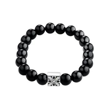 FANCI Natural Obsidian Jade Bracelets Men's