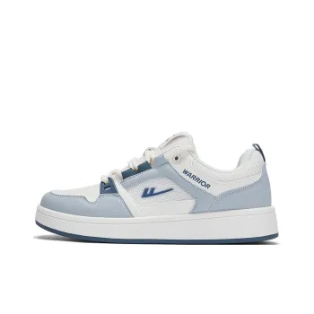 WARRIOR Skateboard Shoes Men Low Top White Black