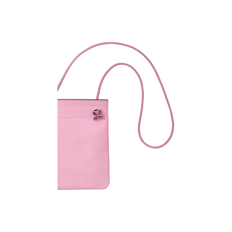 HERMES Swift Calfskin With Milo Lambskin Crossbody Bag, Shoulder Bag Women's Pink-1