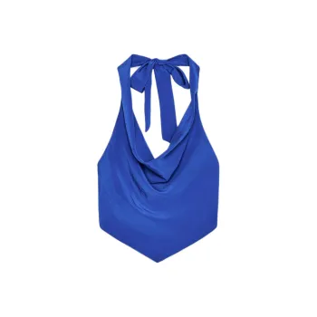 ZARA Tank Tops Women's Bright Blue