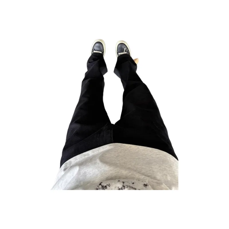 DUATOGE Jeans Men Carbon Black -4