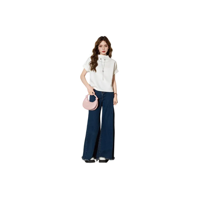 FAWENXIANGZI Regular T Shirt Women's-0