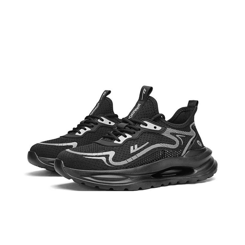 Warrior Abrasion Resistant Breathable Height Increasing Low Top Casual Running Shoes Men's-14