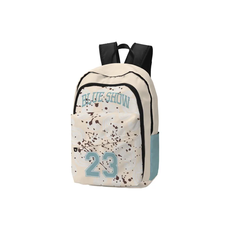 SRRW Polyester Backpack Regular Unisex White-1