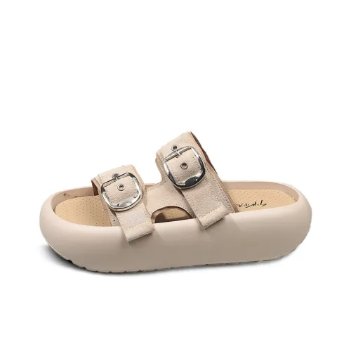 Betu Rubber Sole Abrasion Resistant Slide Slippers Women's