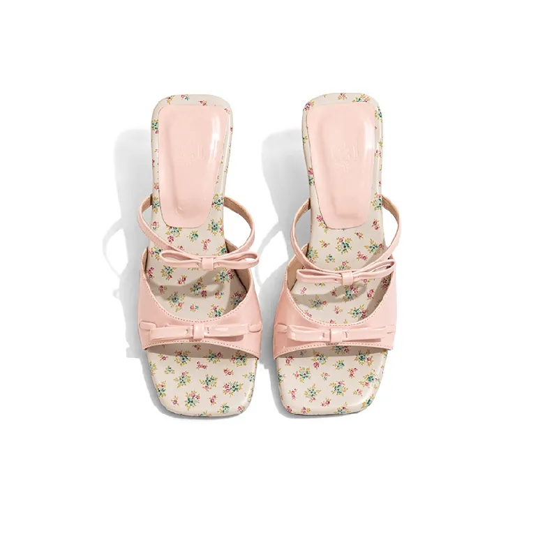 Old Meow Rubber Sole Slide Slippers Women's-1
