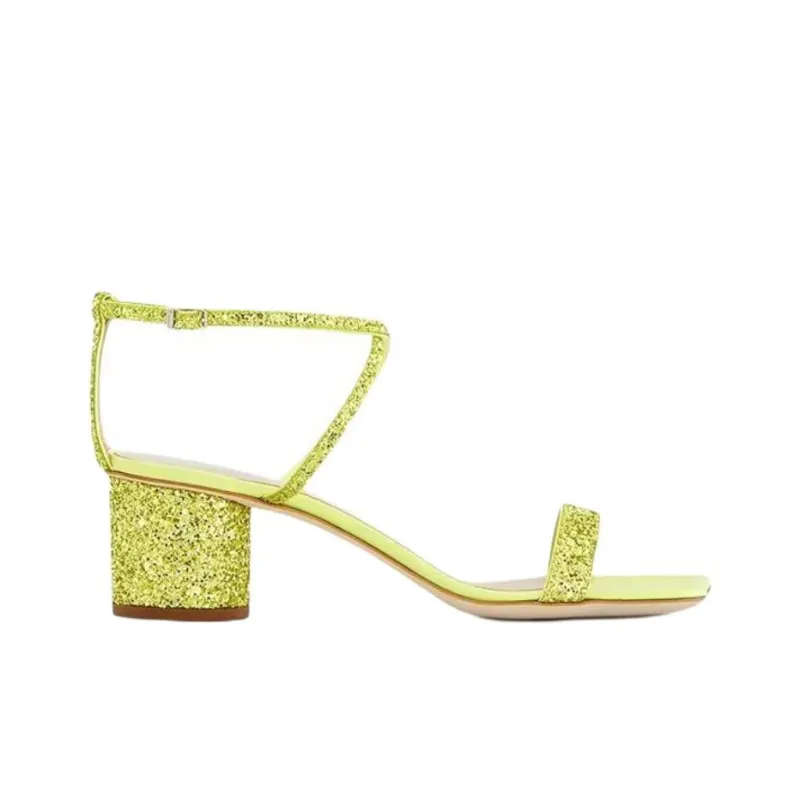 Giuseppe Zanotti/GZ One Strap Sandals 5cm Women's Yellow-1