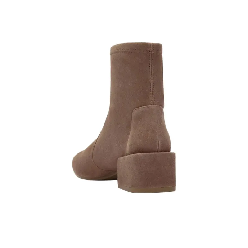 Stuart Weitzman/SW Accordion Ankle Boots 5cm Women's Brown-4