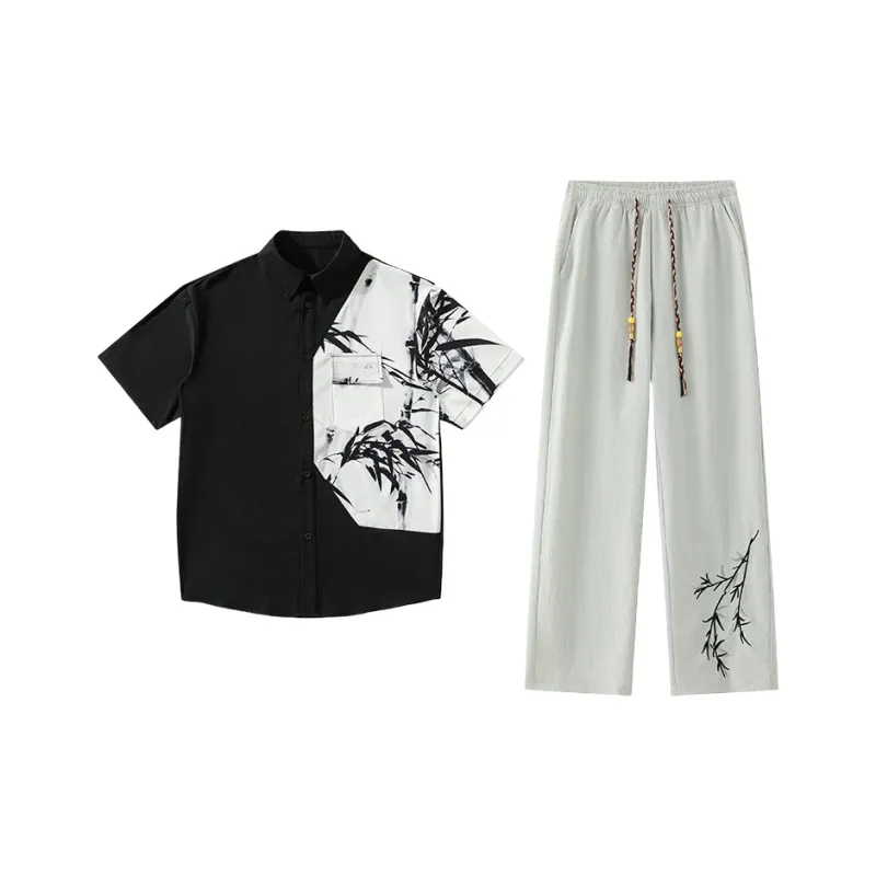 NEAR HERE Shirt Matching Set Unisex-15