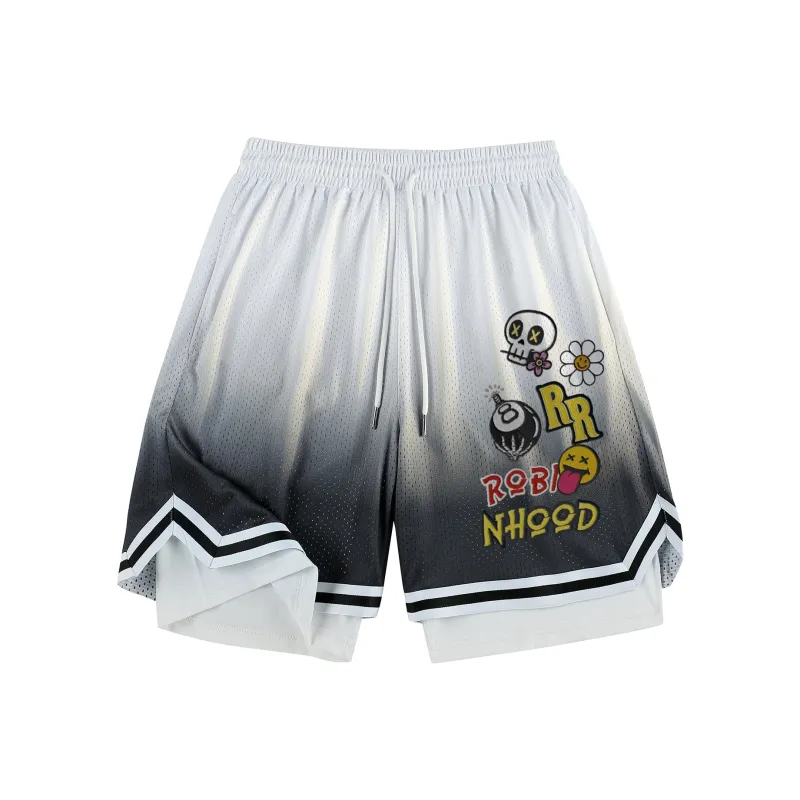 ROBINHOOD Basketball Shorts Unisex-15