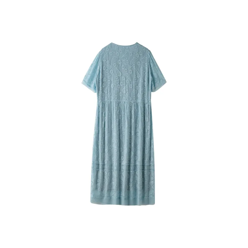 To The West Short Sleeved Dress Women's-1