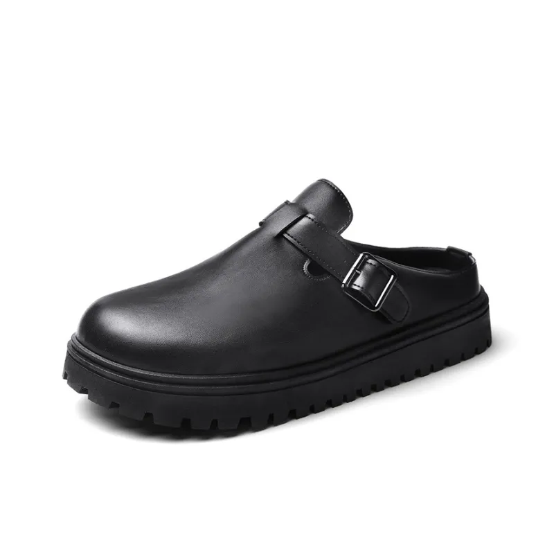 Grumpy Ram Abrasion Resistant Slip Resistant Closed Toe Slippers Men's Black-8