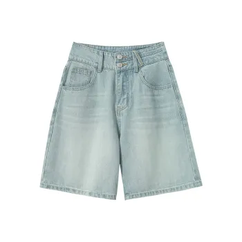 AMII Denim Shorts Women's Light Blue