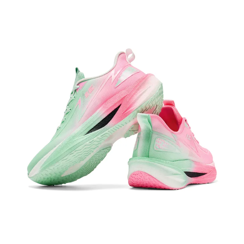 Jianjie Running Shoes Unisex Low Top White/Green/Black/Cyan-18