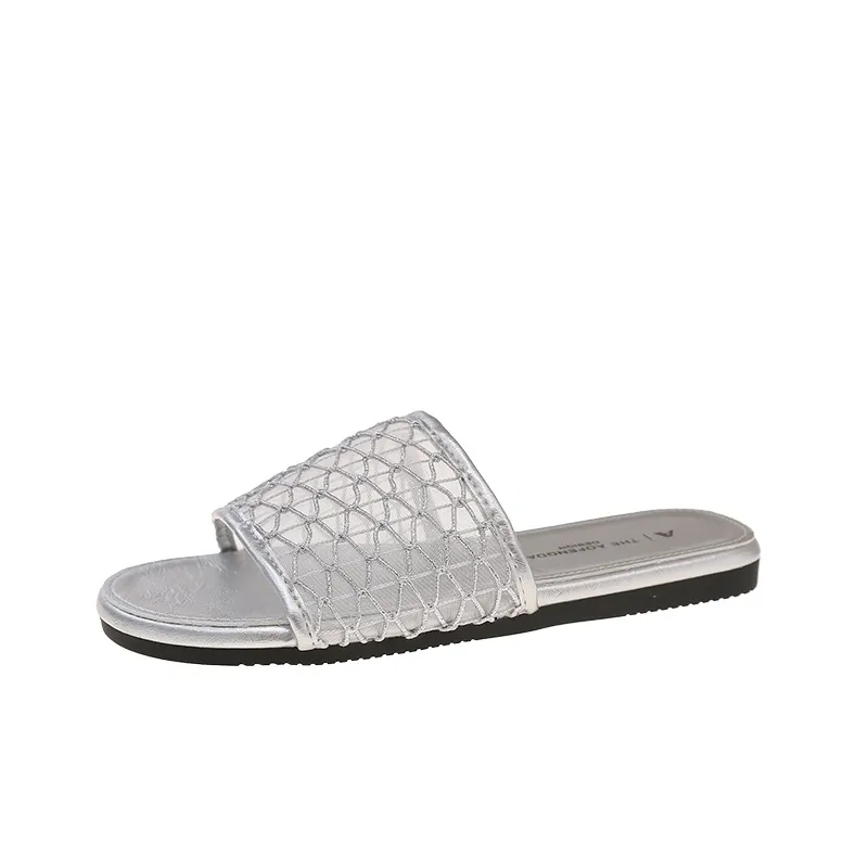 AFJI Rubber Sole Abrasion Resistant Slide Slippers Women's-5