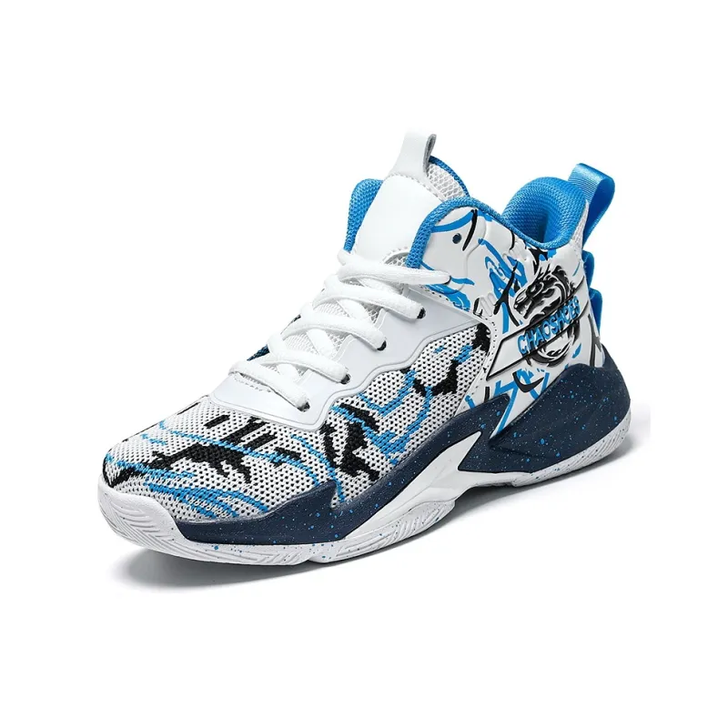 LONGDUIZHANG Cushioning, Slip Resistant, Abrasion Resistant, Rebound Support High Top Basketball Shoes Unisex-3