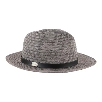 EMPORIO ARMANI Braided Hemp Hat With Band
