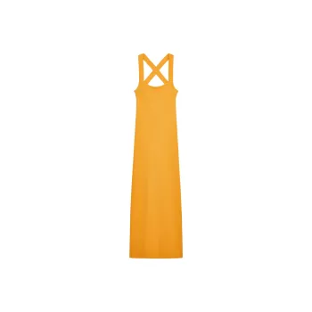 ZARA Slip Dresses Women's Orange