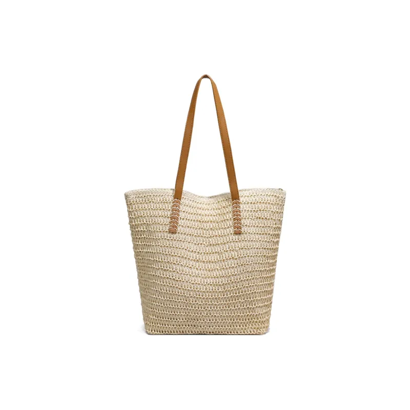 COMELY Fabric Tote Bag, Shopping Bag, Handbag, Shoulder Bag Women's Khaki-4