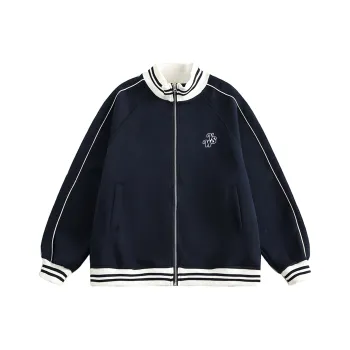 VS WHAT Jacket Unisex Navy Blue
