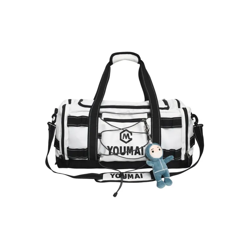 MTribe Nylon Travel Bag Unisex Black/White/Blue/Pink/Yellow/Khaki/Turquoise-6