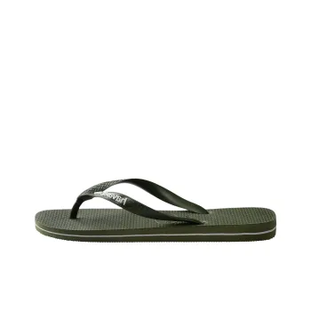 Havaianas Rubber Sole Slip Resistant Flip Flops Unisex Green