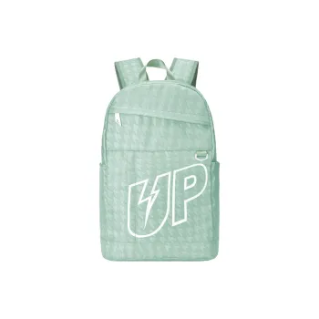 TURN UP Polyester Backpack Unisex Mint Green