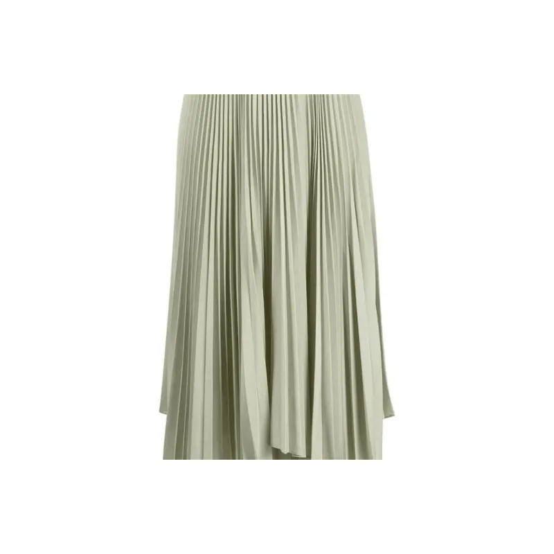 Polo Ralph Lauren Casual Long Skirt Women's Light Olive Green-4