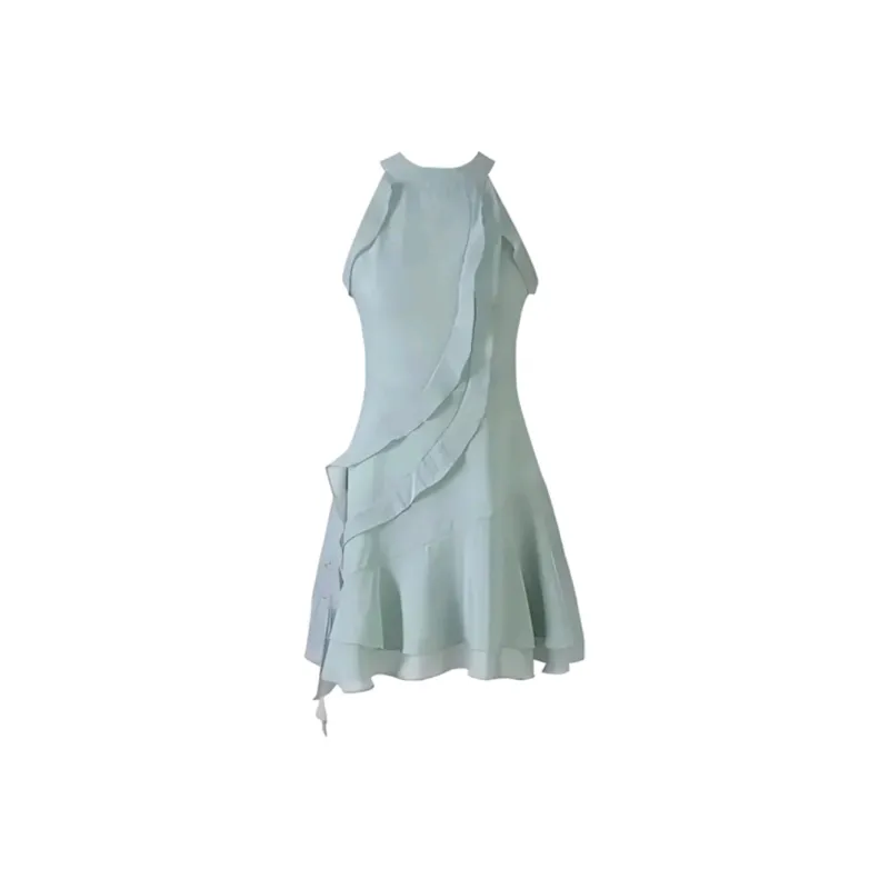 ETSE Sleeveless Dresses Women's Mint Green Dress-0