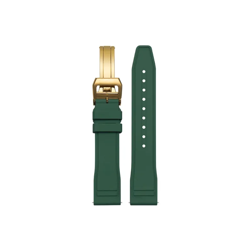 FUDIEN Compatibility With IWC Pilot Mark 'The Little Prince' Quick Release Strap Watch Band Fluoroelastomer Material-62