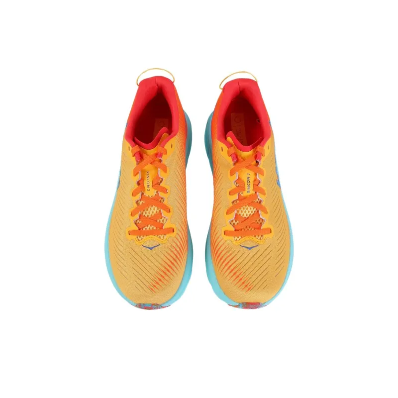 HOKA ONE ONE Rincon 3 Anti Slip Wear Resistant Low Top Casual Running Shoes Men's Orange-3