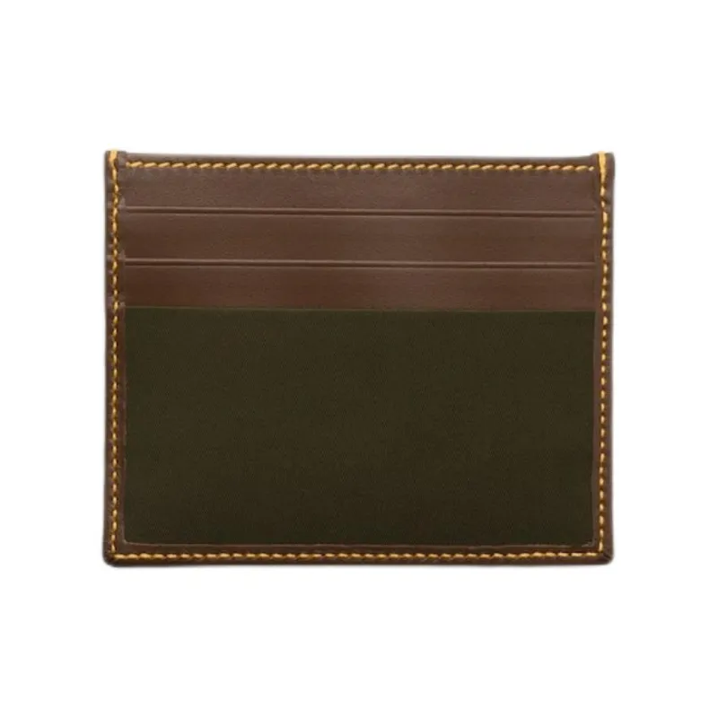 PRADA Re Nylon Recycled Polyamide Card Holder Card Holder Men's Green & Brown-1