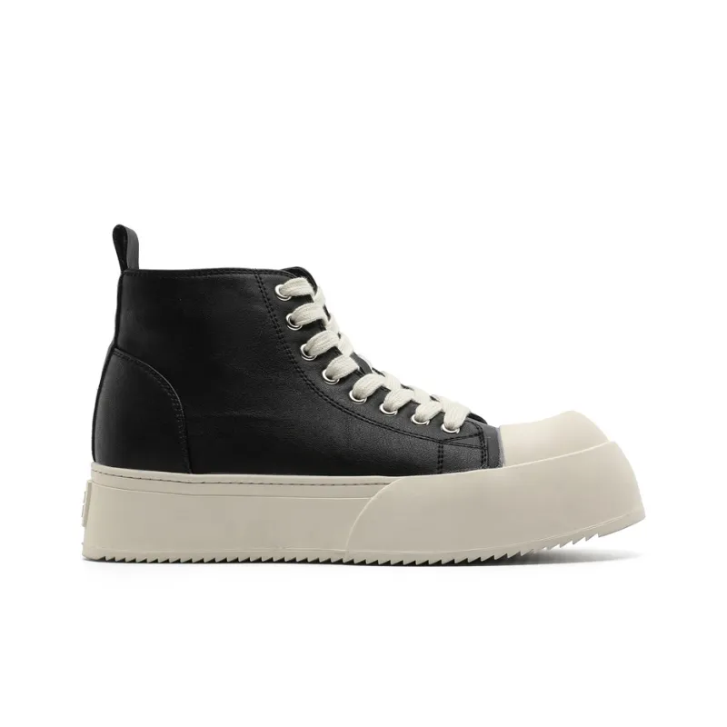 Dounkol Abrasion Resistant Skateboard Shoes Unisex Black-1