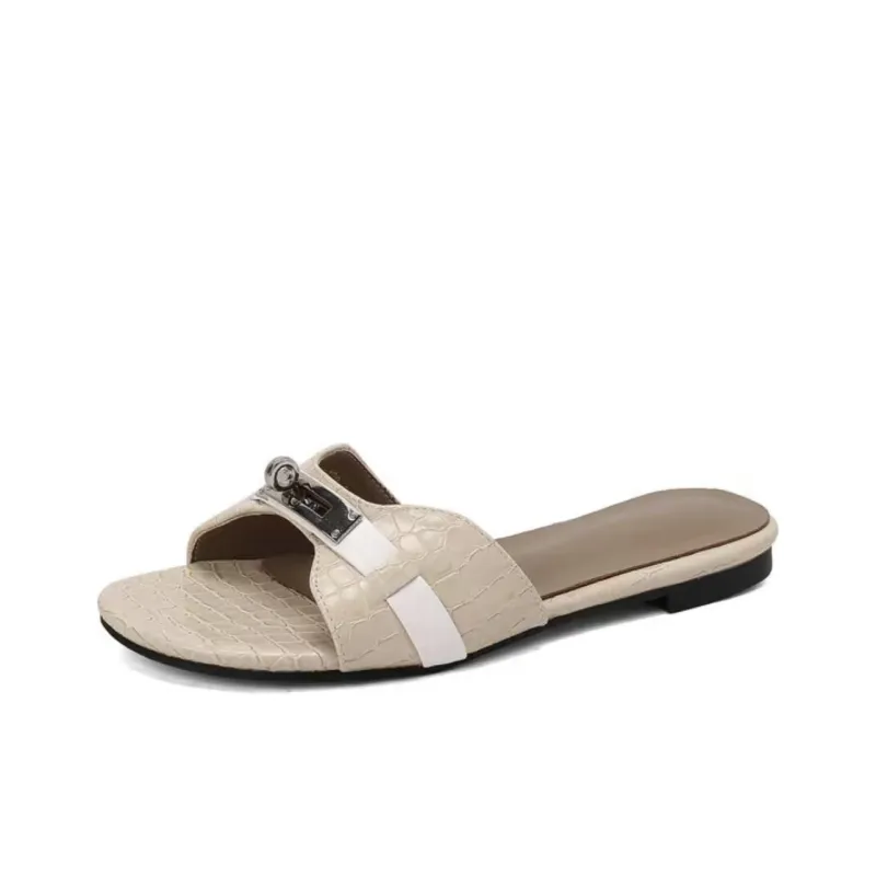 AFJI Rubber Sole Abrasion Resistant Slide Slippers Women's-0