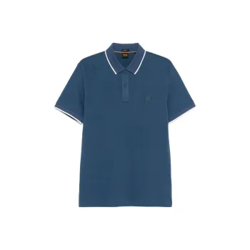HUGO BOSS Polo Shirt Men's Steel Blue