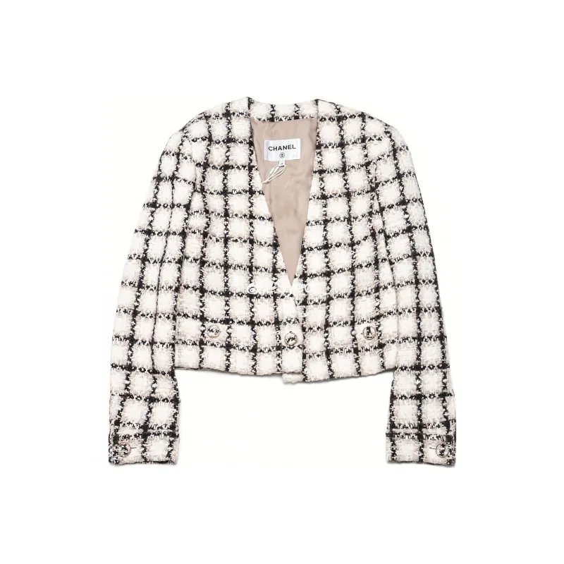 CHANEL Crop Tops Women's White-0