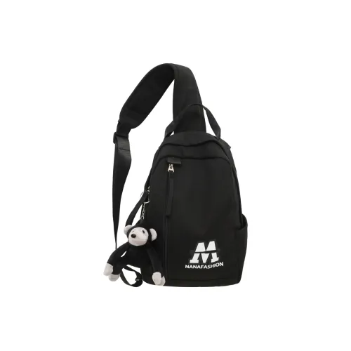 Paulinka Nylon Sling Bag Regular Unisex Black/Green/Blue/White Blue/White green