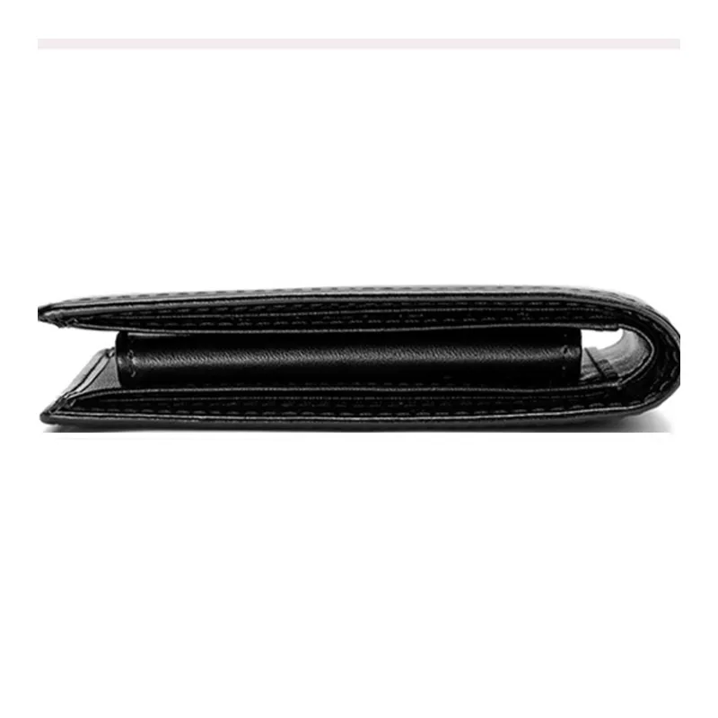 Yalu Cow Split Leather Wallet Multiple Card Slots Clutch Unisex Black/Brown/Royal Blue-1