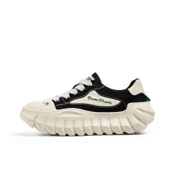 JANECO Low Top Casual Shoes Men's Beige Black