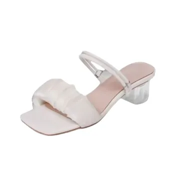 WUJI Rubber Sole Slip Resistant Abrasion Resistant Slide Slippers Women's