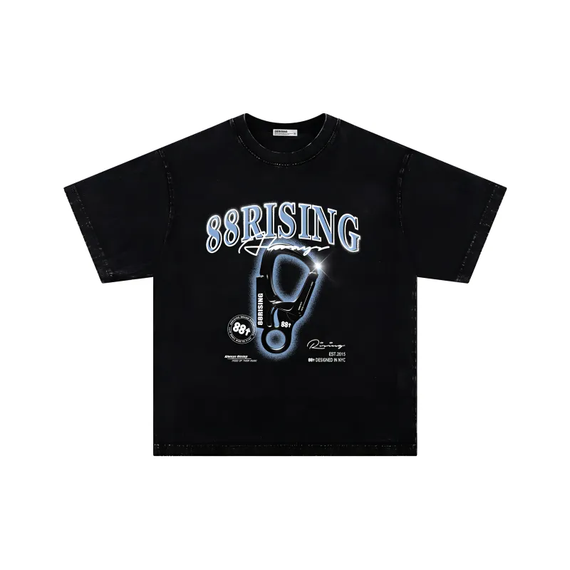 88rising T Shirts Unisex Jet Black-0