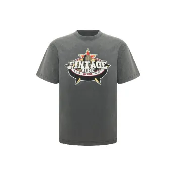 FAKE VINTAGE T Shirts Unisex Gray