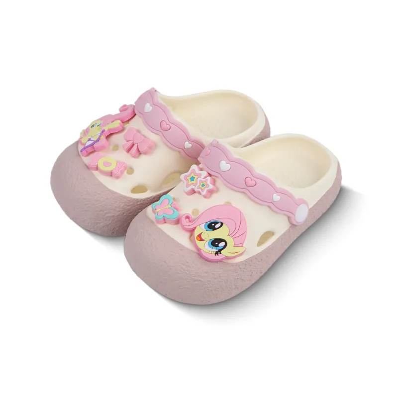 Thin Strips x MY LITTLE PONY Sandal Slippers Women's, White/Pink-15